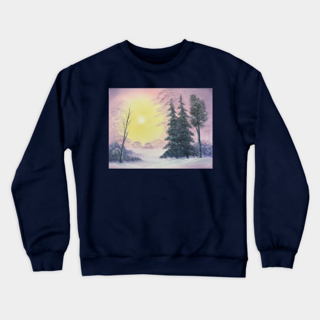 Tranquil Dawn (pink) Crewneck Sweatshirt by J&S mason